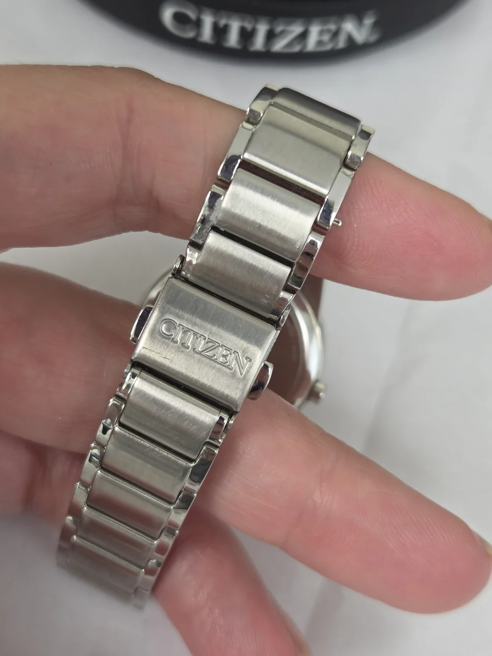 Citizen Eco-Drive Women's Stainless Steel Black Dial Watch